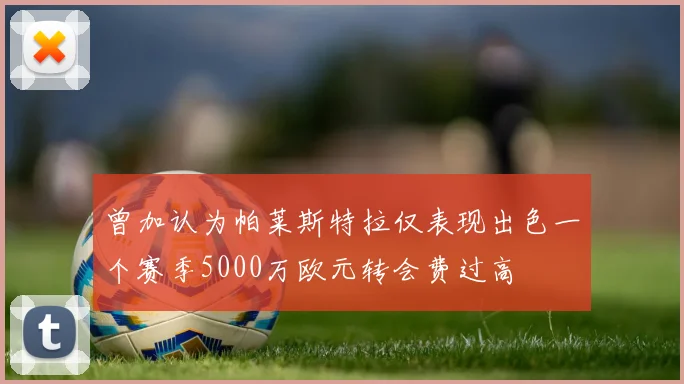 曾加认为帕莱斯特拉仅表现出色一个赛季5000万欧元转会费过高