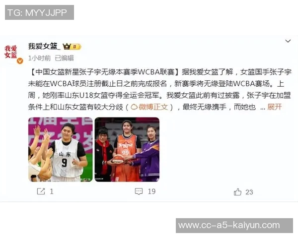 张子宇未能按时完成注册新赛季将缺席WCBA比赛引发关注